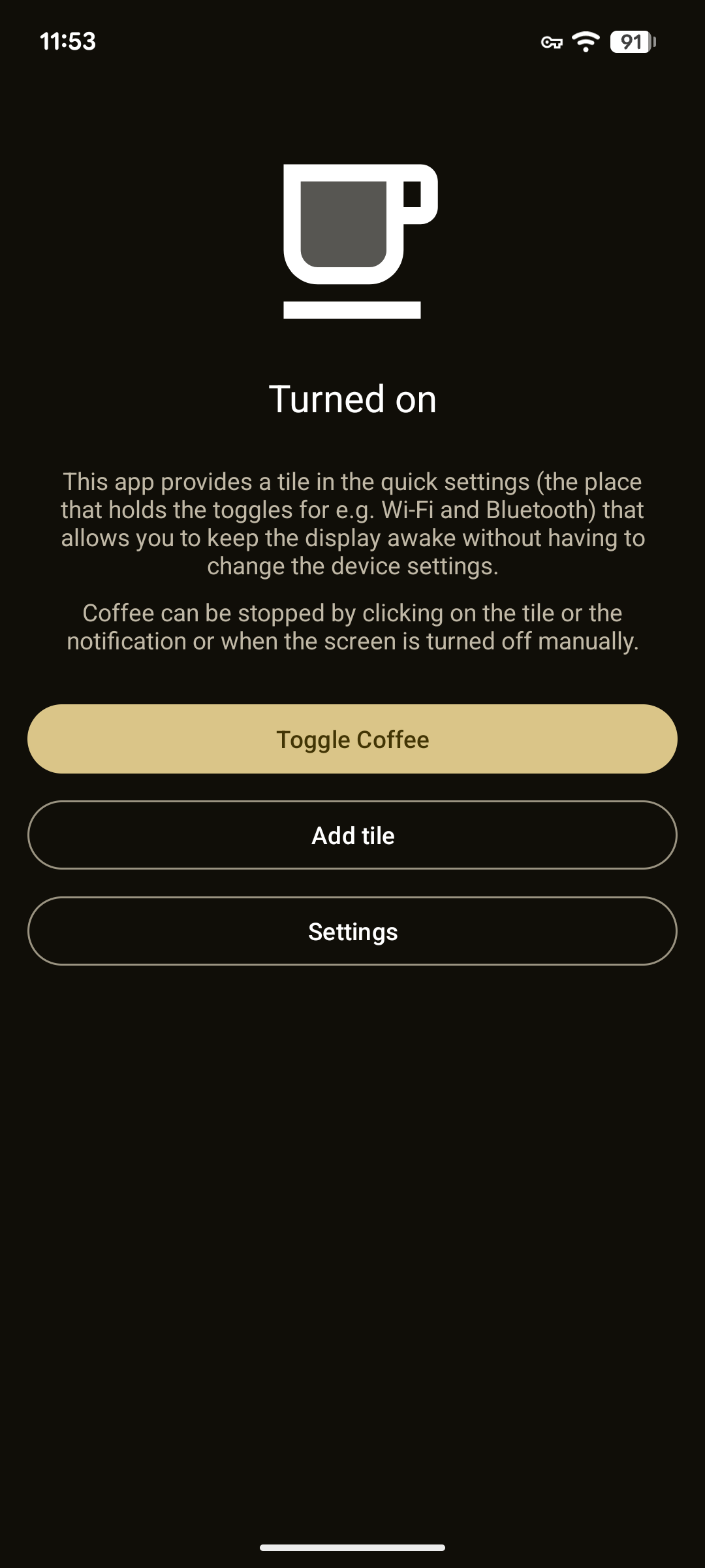 Coffee — screenshot 2