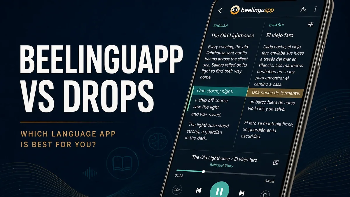 Beelinguapp vs Drops: Which Is Better When Bilingual Reading Matters More Than Word Games