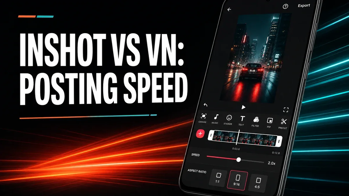 InShot vs VN: Which Android Video Editor Is Better When Posting Speed Matters More Than Timeline Depth?