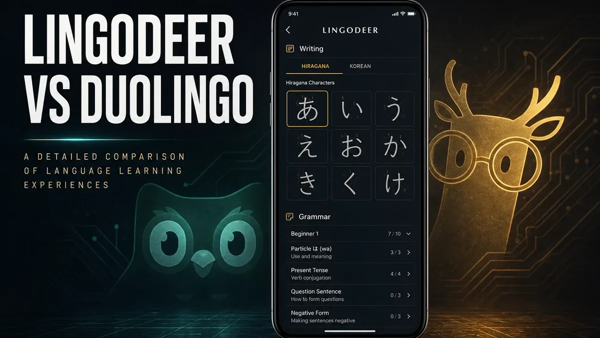 LingoDeer vs Duolingo: Which Language App Is Better When Writing Systems Are the First Barrier?