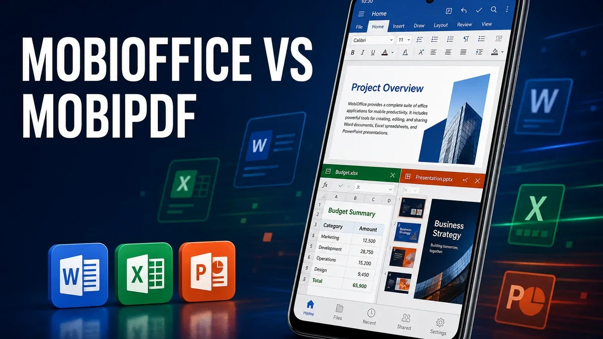 MobiOffice vs MobiPDF: Which Is Better When Office Files Matter More Than PDF Operations