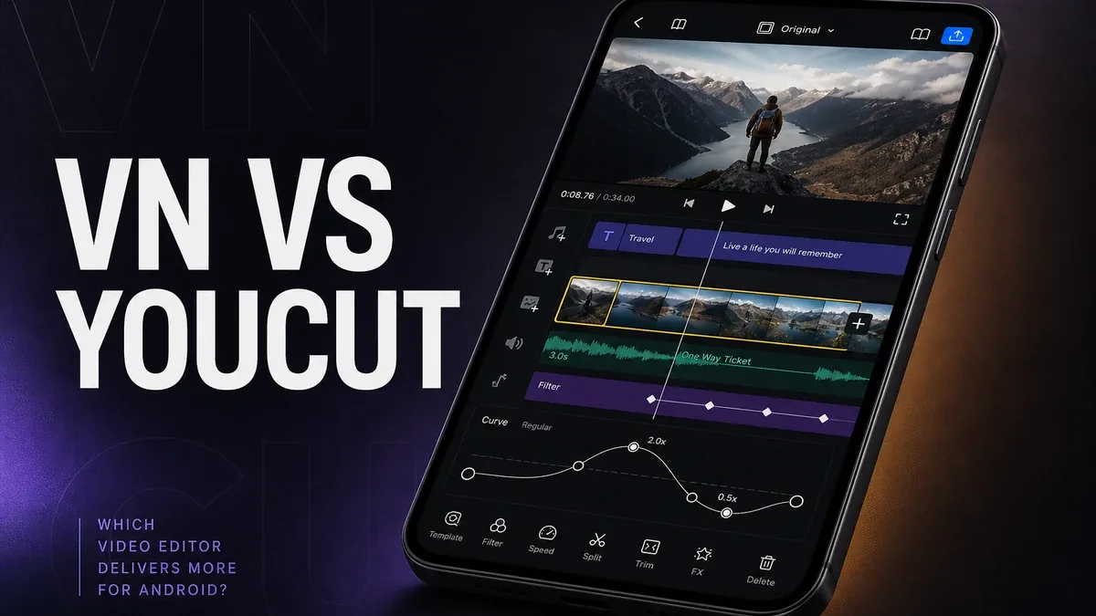 VN vs YouCut: Which Android Video Editor Is Better When You Need Speed Without Feeling Cheap?