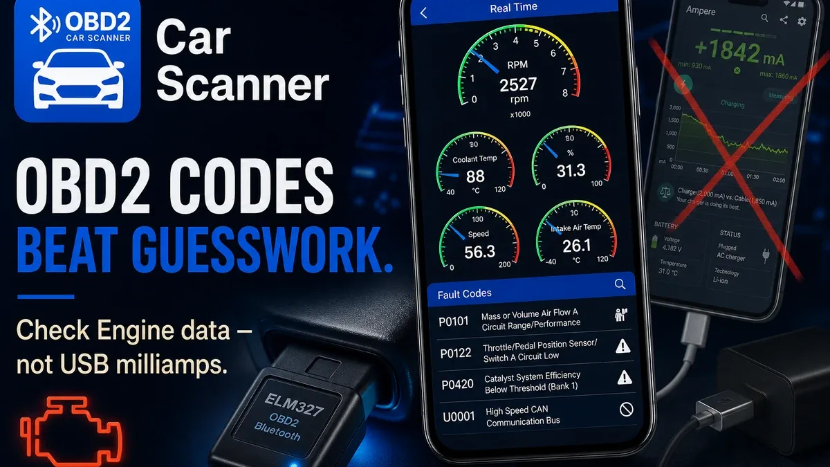 When Car Scanner Is Worth Using (and When OBD2 Codes Beat Phone Battery Guesswork)