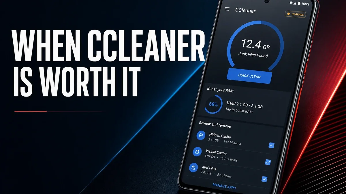 When CCleaner Is Worth Using and When Phone Cleaning Is the Wrong Fix