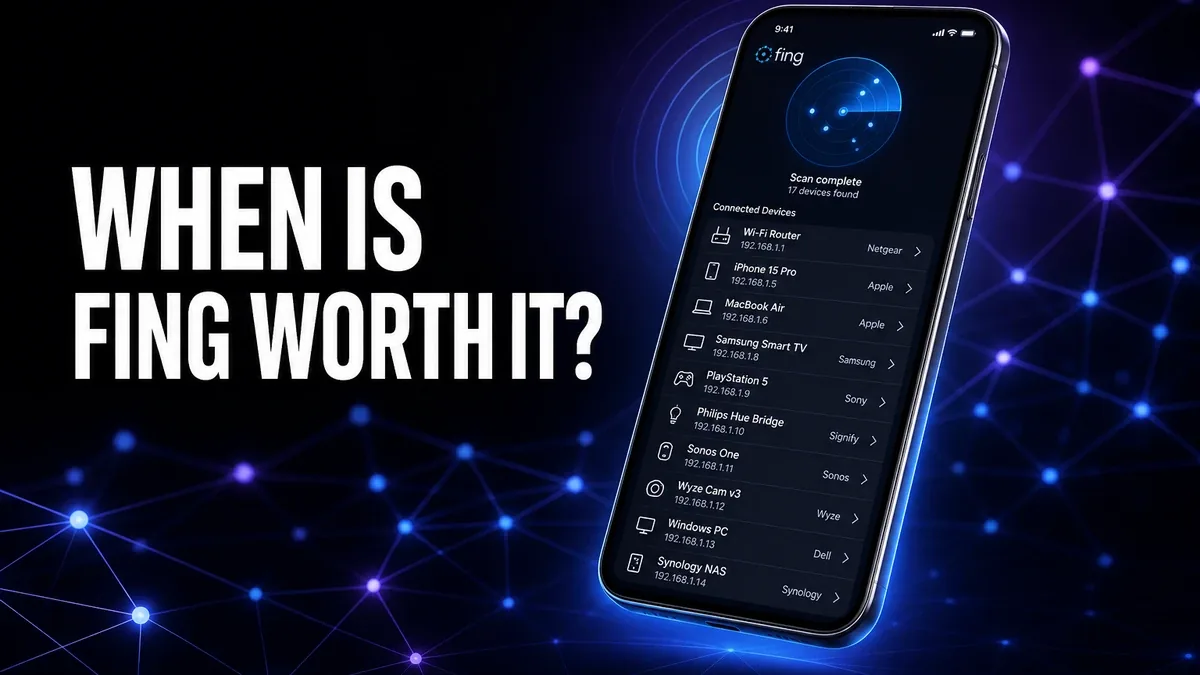 When Fing Is Worth Installing and When a Network Tool Is More Than You Need
