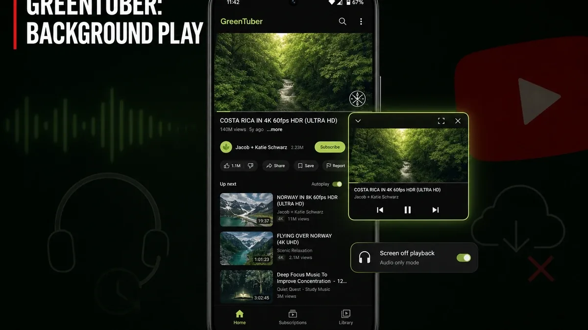 When GreenTuber Is Worth Using (and When Background Play Beats Offline Downloaders)