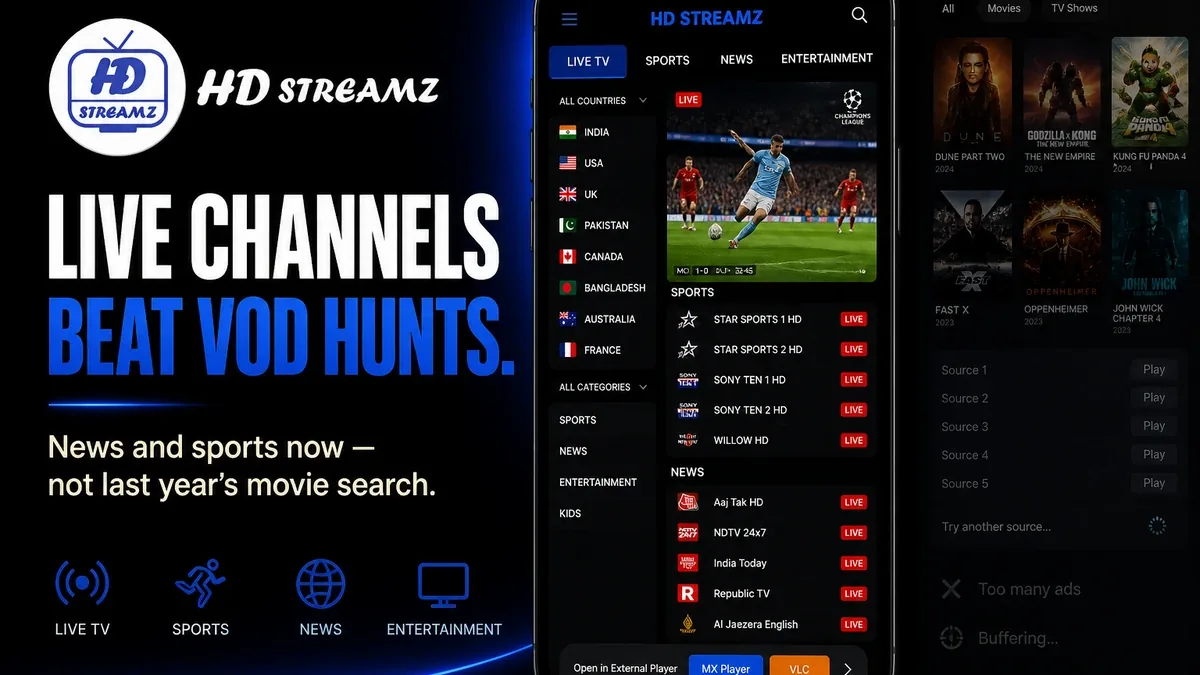 When HD STREAMZ Is Worth Using (and When Live TV Channels Beat VOD Aggregators)