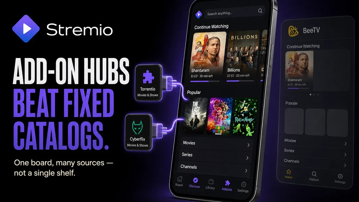 When Stremio Is Worth Using (and When Add-on Hubs Beat Fixed-Catalog Streamers)